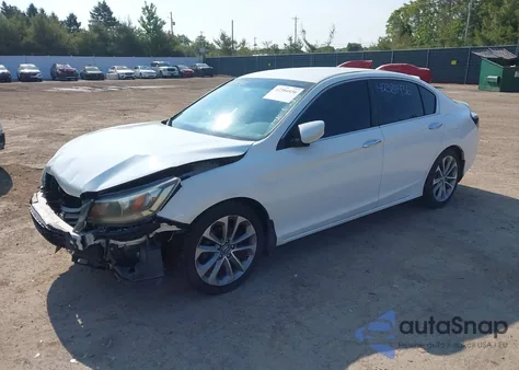 2013 Honda Accord Sport из США, поврежденный, VIN 1HGCR2F54DA060995
